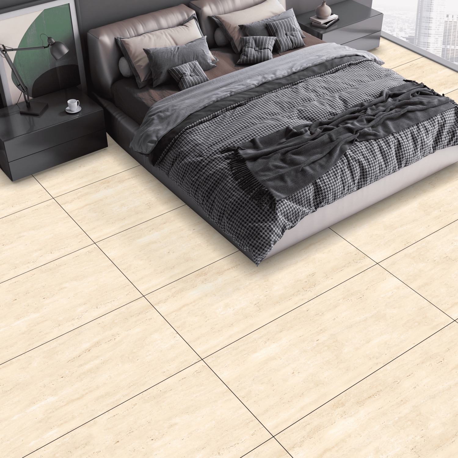 7930138703159 Coliseum Beige Carving 60x120 Eurotile Ceramica