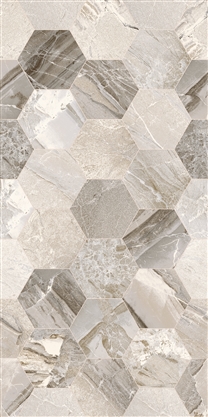 0146 Istambul Grey Decor Mat 25x50 Eurotile Ceramica