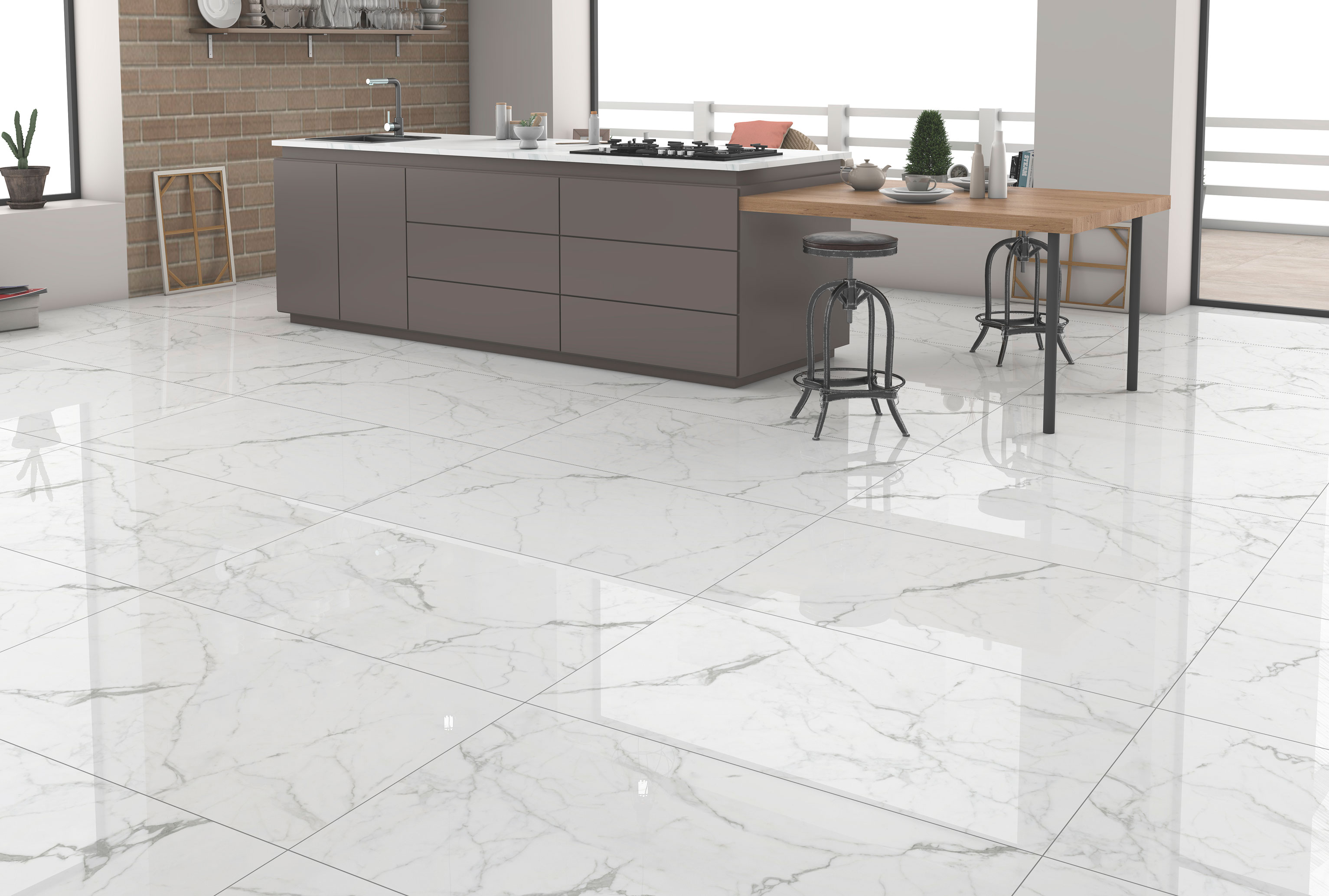 Elegant Statuario Global Tile