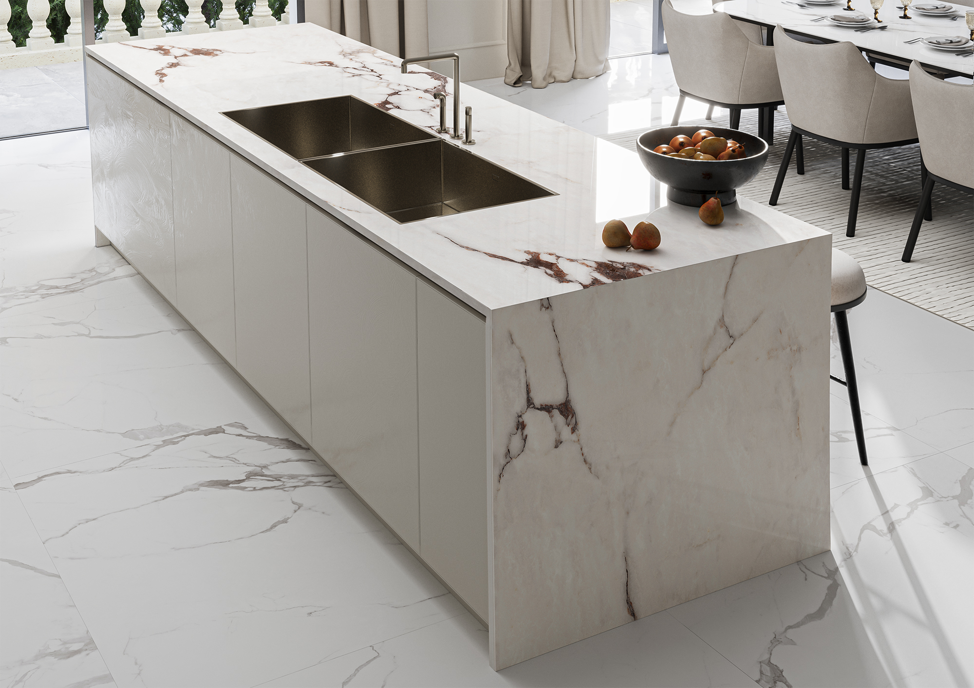 Metalyn Beige Elegance 2800х1200х6 StaroSlabs фото 32