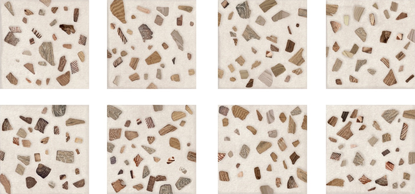 Terazzo Wood 15x15 Eletto Ceramica
