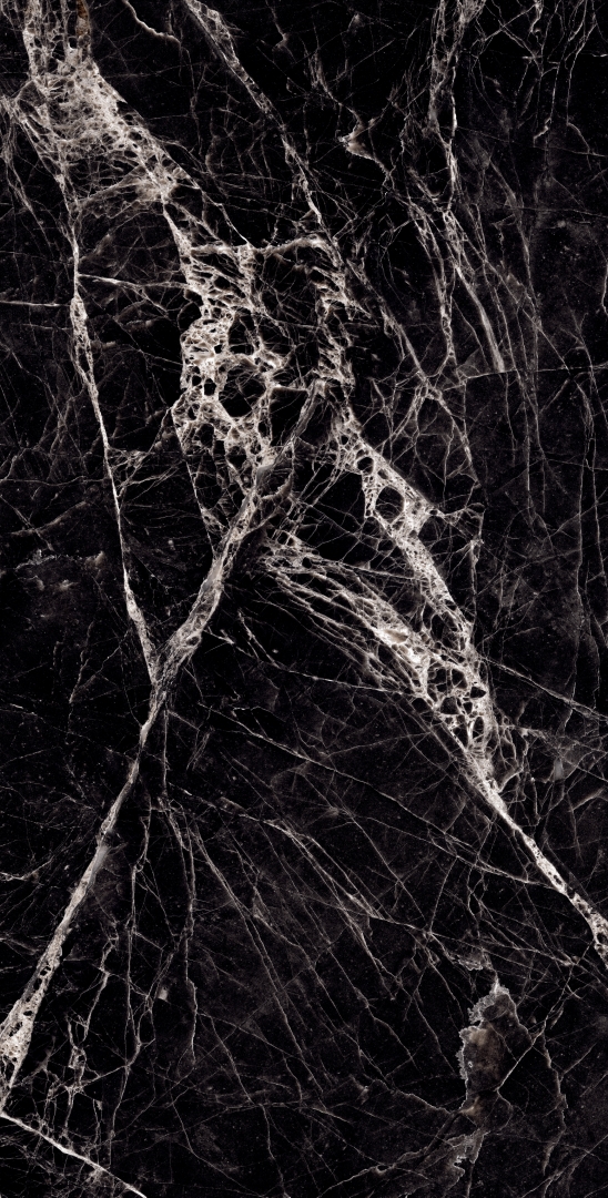 Mediceo Black Glossy 60x120 Modern Tile