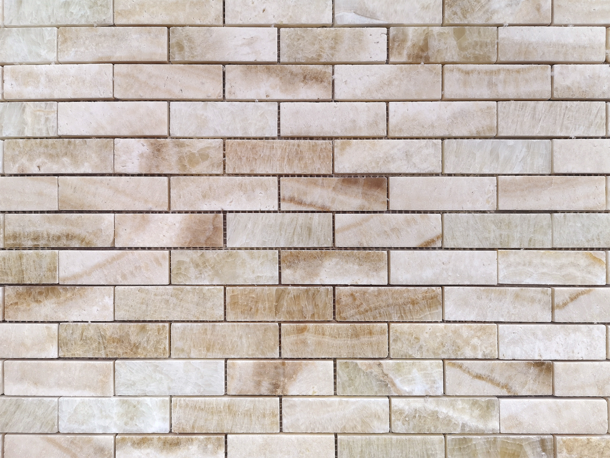 Onice legno chiaro POL 23x73x7 298x298 Caramelle Mosaic