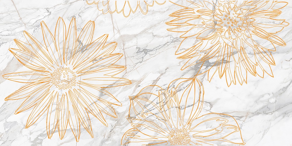 Декор Briere Flower 1 300x600 Beryoza Ceramica