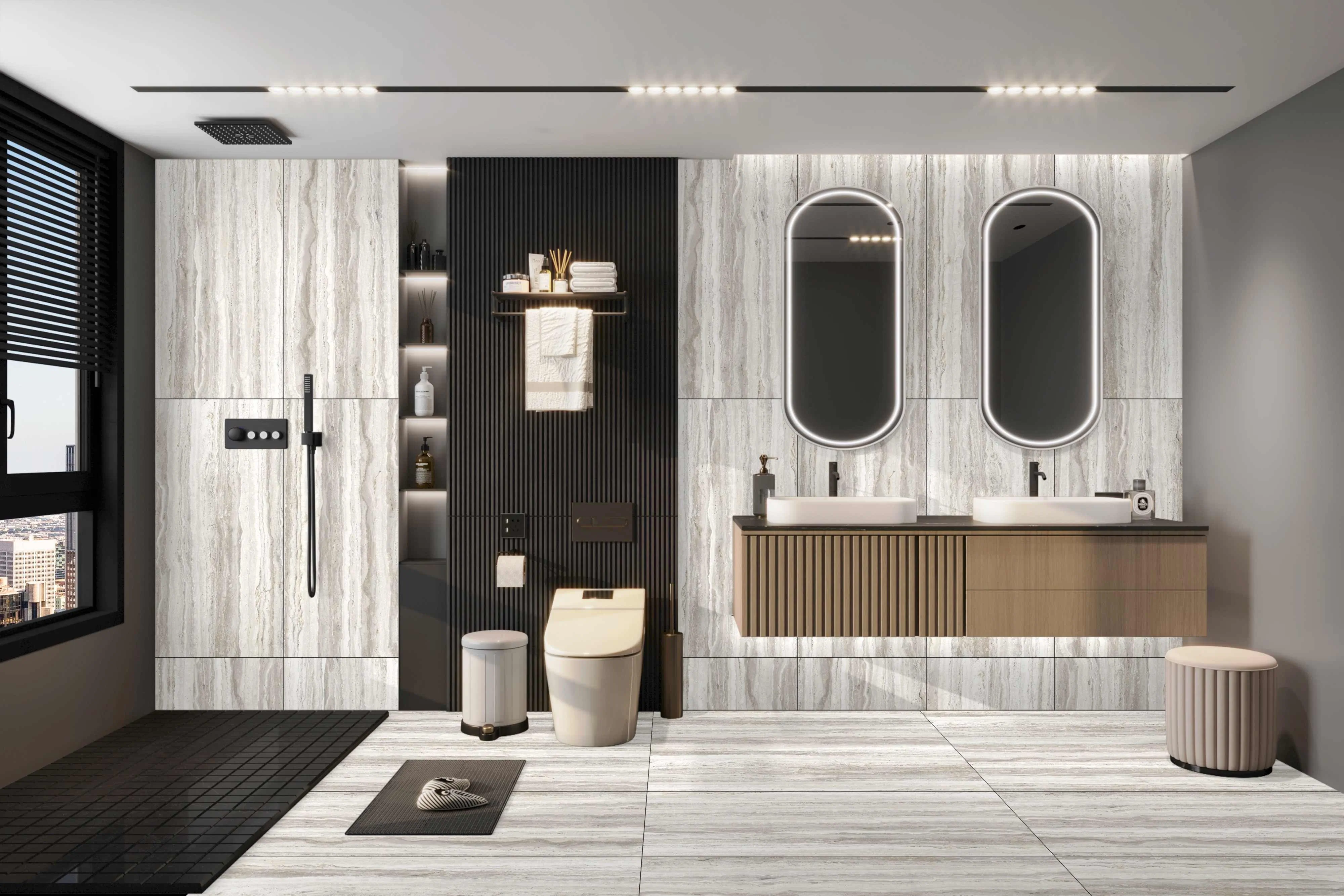 Tivoli White Shapetouch 60х120 BELLEZA фото 7