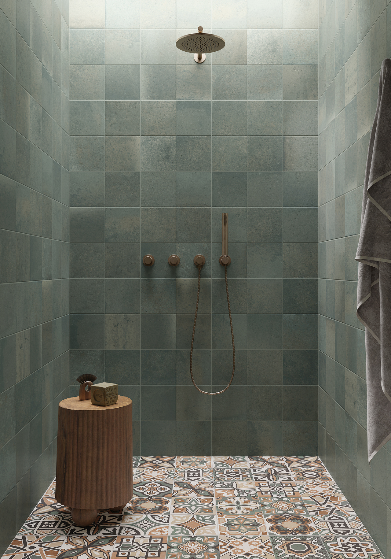 1086528 Italica Modulare 39 Terra Dolce (комплект 2шт 20x20, 1шт 20x40, 2шт 40x40, 1шт 40x60,8) CIR