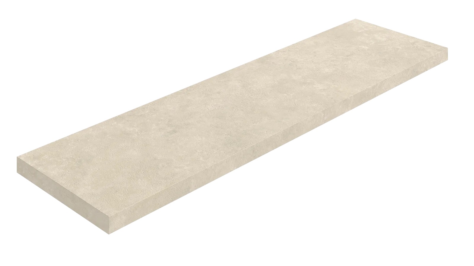 620070003233 Тиволи Уайт Ступень Угловая Левая 33x120 ColiseumGres