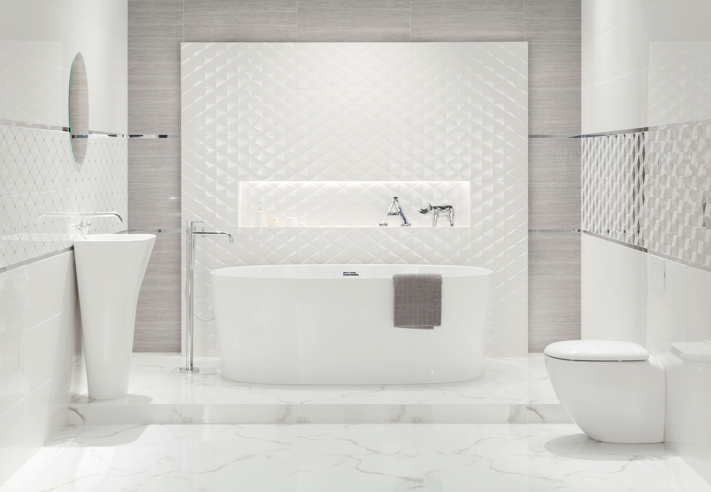 Senza White 44.8x44.8 Tubadzin