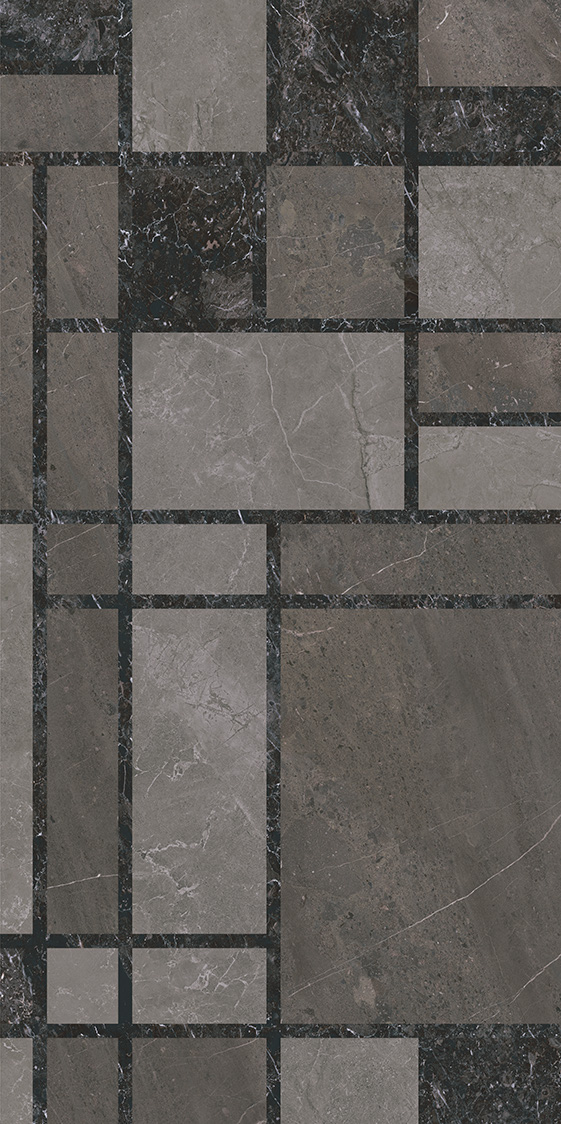 KMD3STA130BR Декор Марсель микс тёмный глянцевый обрезной 60x119,5x0,9 Kerama Marazzi фото 2
