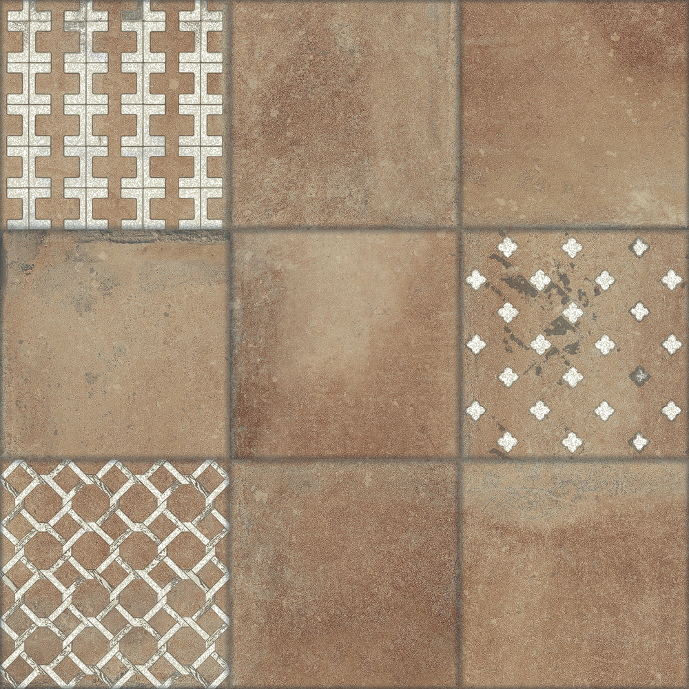 Kube Quinta Cotto-Carrara 45x45 La Platera