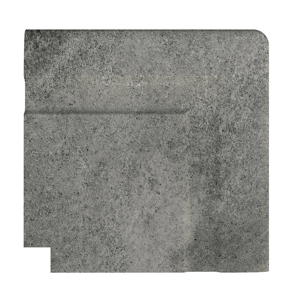 Угол фарфорового поручня наружный Pool Garden Grey 25x25 Serapool