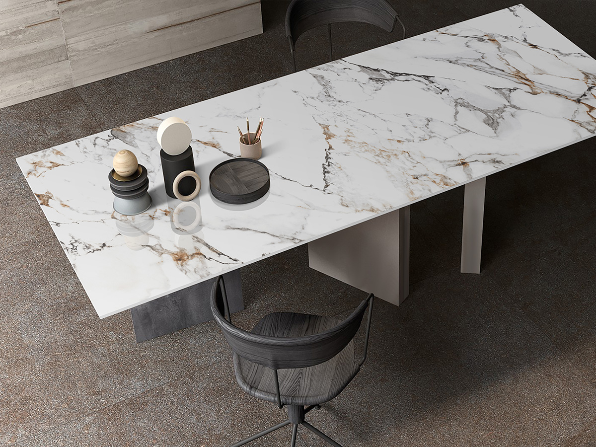 Arabescato Gold Polished 800x2400x15 Motto