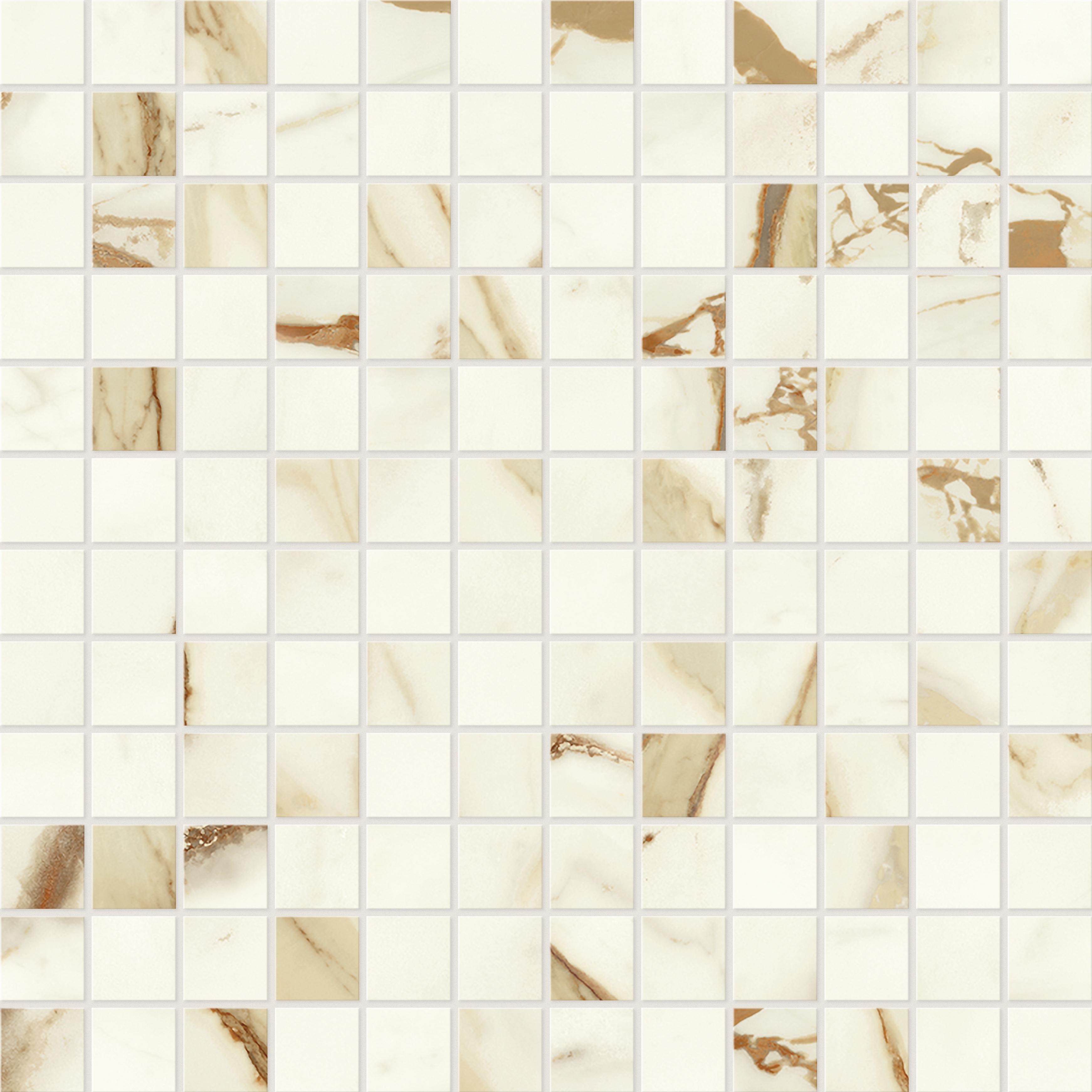 A426 Marvel Calacatta Imperiale Mosaico Lapp 30x30 Atlas Concorde
