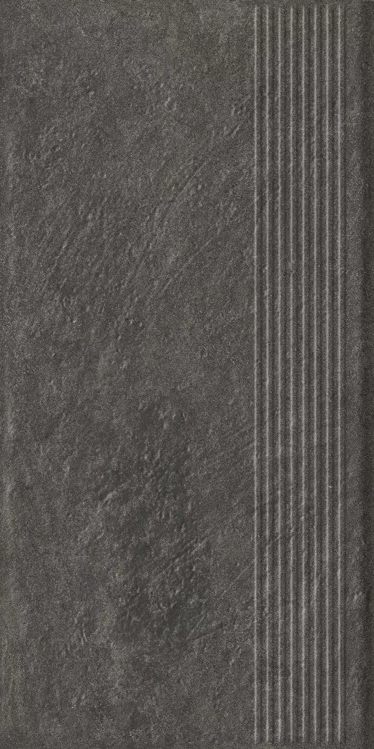 Carrizo Basalt Stopnica Prosta Struktura Mat 30x60 Paradyz