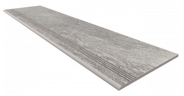 TN01 Ступень Grey неполированная с насечками 30x120 Estima
