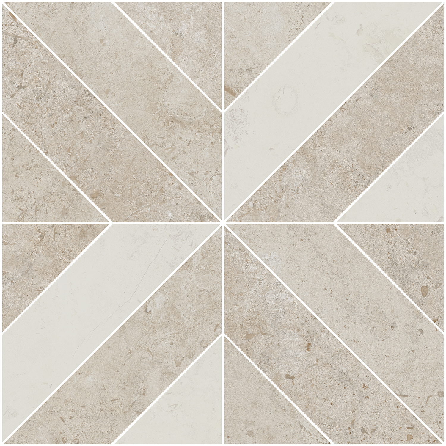 ID125T Декор Про Лаймстоун бежевый матовый 60х60 Kerama Marazzi
