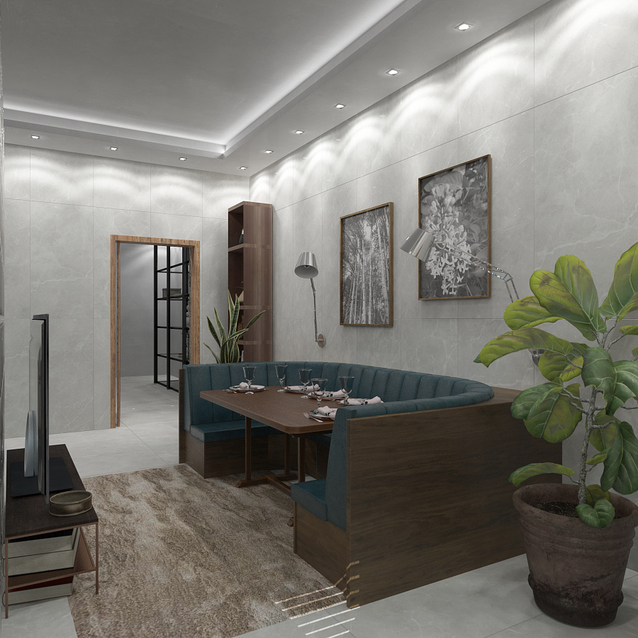 Cement Carbon Mat 60x120 Керлайф фото 16