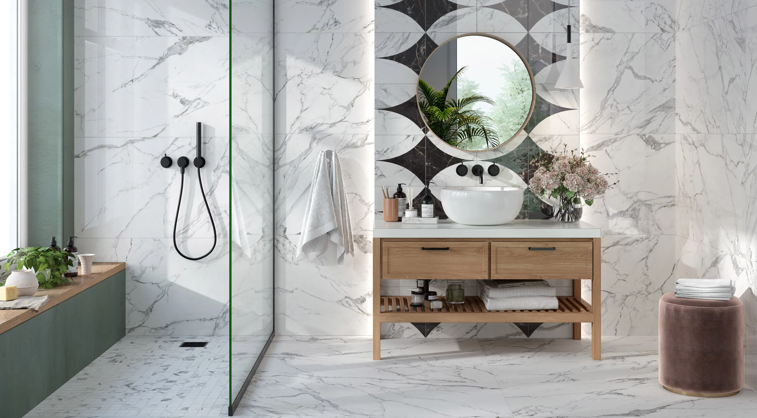 J88518 Canova Emperador Full Lappato Rect 60x120 RHS (Rondine) Ceramiche фото 3