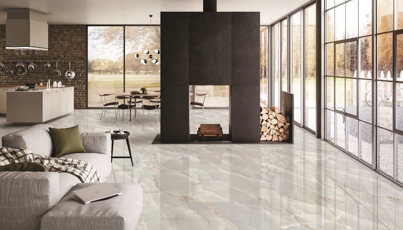 Infinity Blick White Glossy 60x120 Ocean-Ceramic