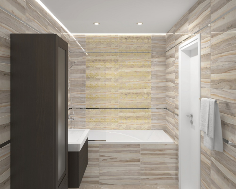 Декор Grace Fancy серый 20х60 Laparet
