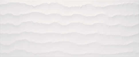Blanco Mate Relieve Dynamic 33.3x80 Porcelanite Dos