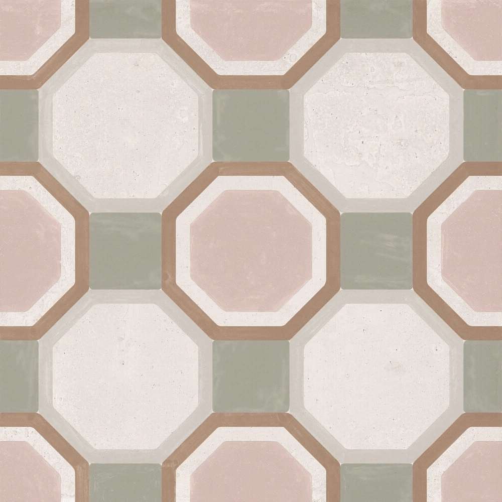 3386036491 Patterns Pink Diamond 9mm R10 22.3x22.3 Harmony