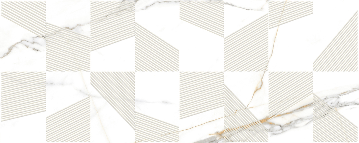 Champagne Mosaic Декор белый 20х50 Laparet