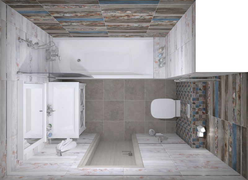 60123 Country тёмный 20х60 Laparet