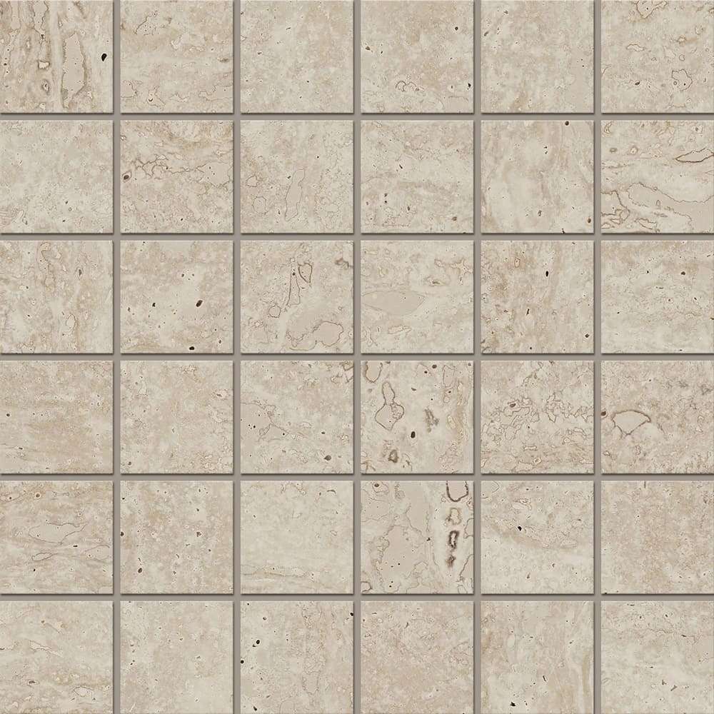 Мозаика RE02 Stride Light Beige Неполированный (5х5) 30x30 Estima