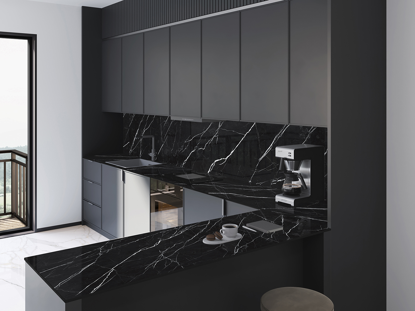 Artic Ocean Polished 800х3200х12 StaroSlabs