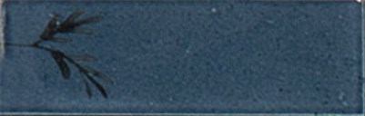 M96W Rice Blu dec Leaf Lux 5x15 MARAZZI Italy