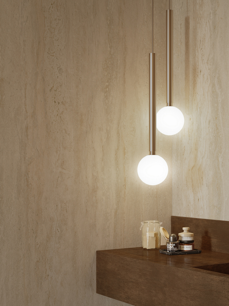 Cave Stone Beige White Спеченный камень 1200x2700x6 Delfone фото 8