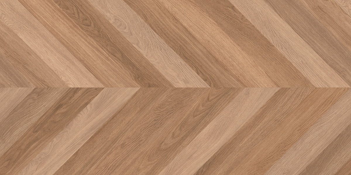 Wood Canarium Chevron M тёмно-бежевый матовый карвинг 60х120 Laparet