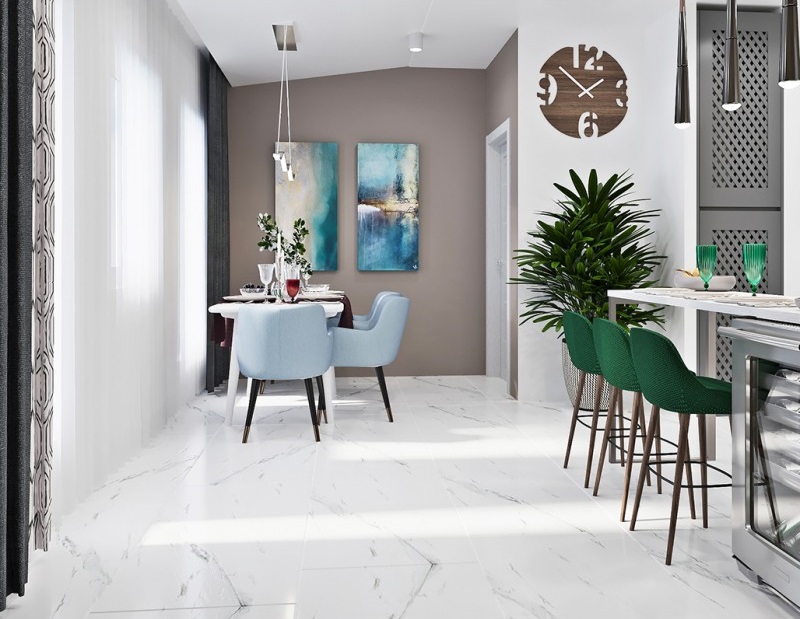 3099 Marmo Calacatta Grande White Polished 60*120 Graniser
