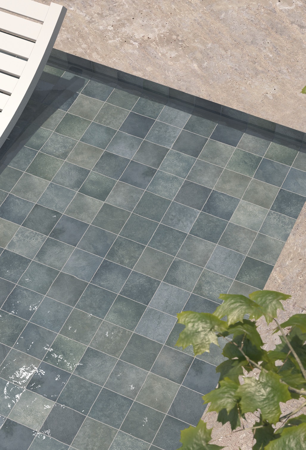 31560 Spa&Pools Shadow Matt 15x15 EQUIPE