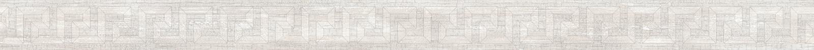 263153 Listello Greca Intarsio Ice 5x80 Versace (Gardenia Orchidea)