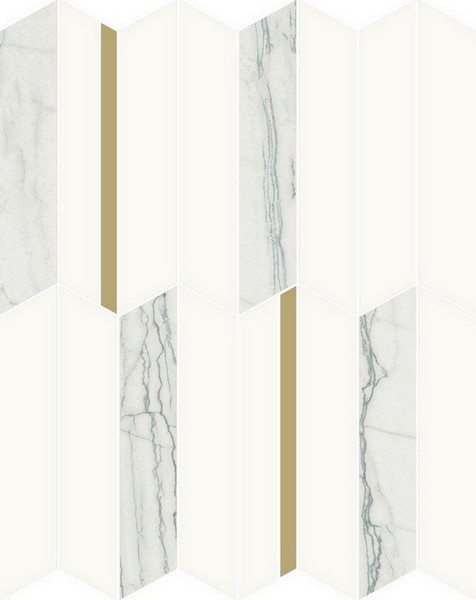 600110000971 White Glossy Mos Infinity 30.7x38.7 Italon