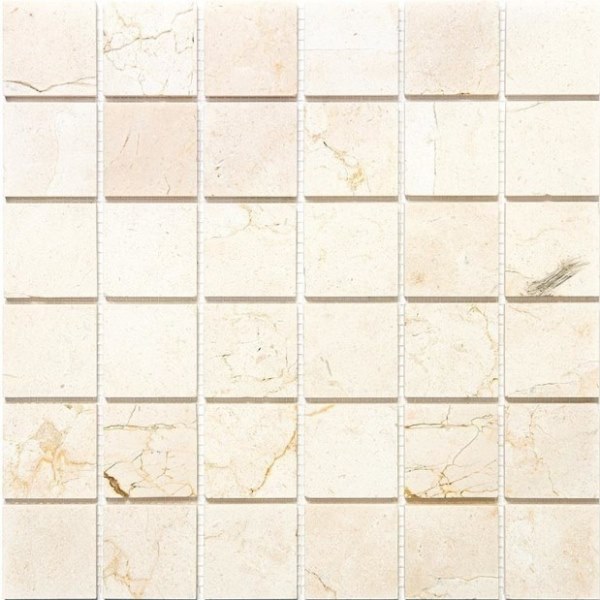 7M025-48P (Crema Marfil) мозаика Мрамор 48х48 305х305 Natural