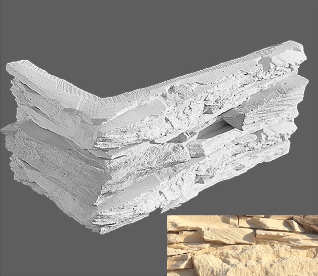 Угловой элемент Леонардо 065 20/10x10x3,5 Leonardo Stone