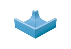 K241 Наружный угол водоотводного канала Light Blue 24x24,5 Serapool