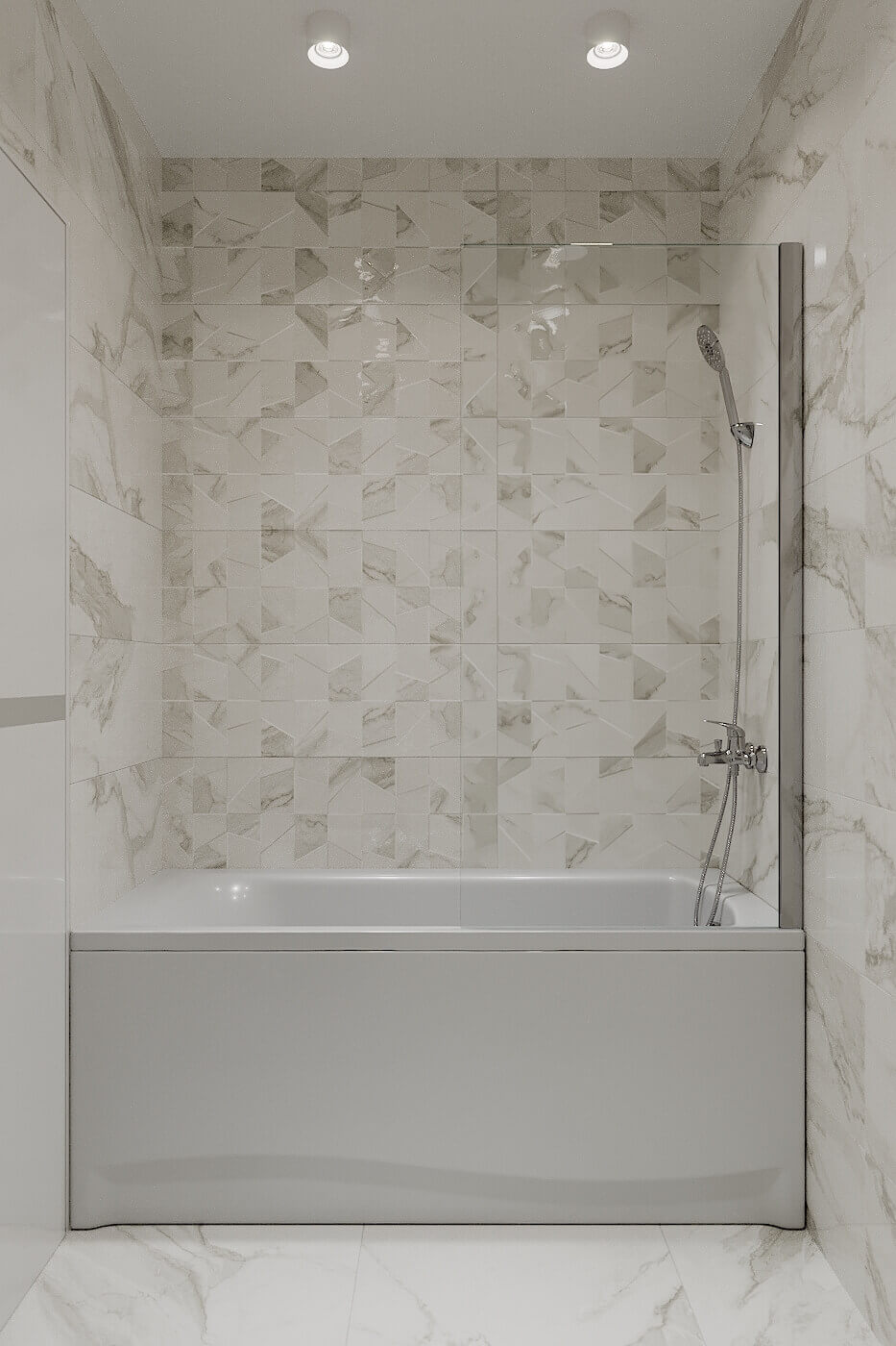 Calacatta Art Silver Artcer