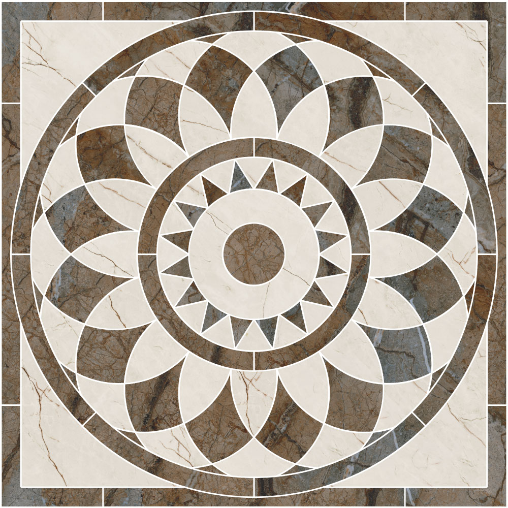 ID111T Декор Театро наборный 100x100x8,5 Kerama Marazzi