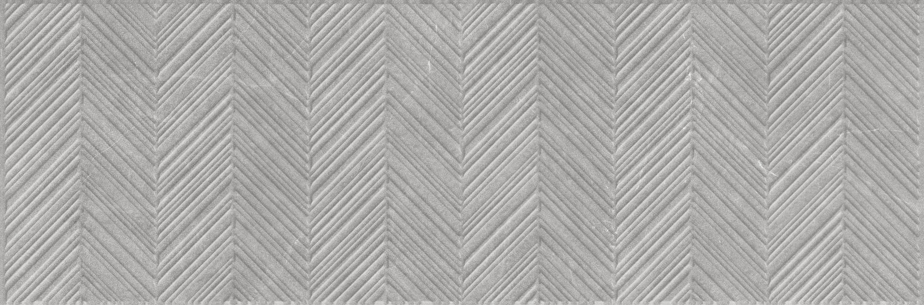 239 Ройс Грэй рельеф ёлочка 32,5x100 Eurotile Ceramica