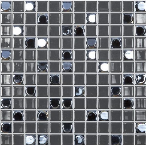 Aura №828 Черный (на сетке) 31.7x31.7 Vidrepur