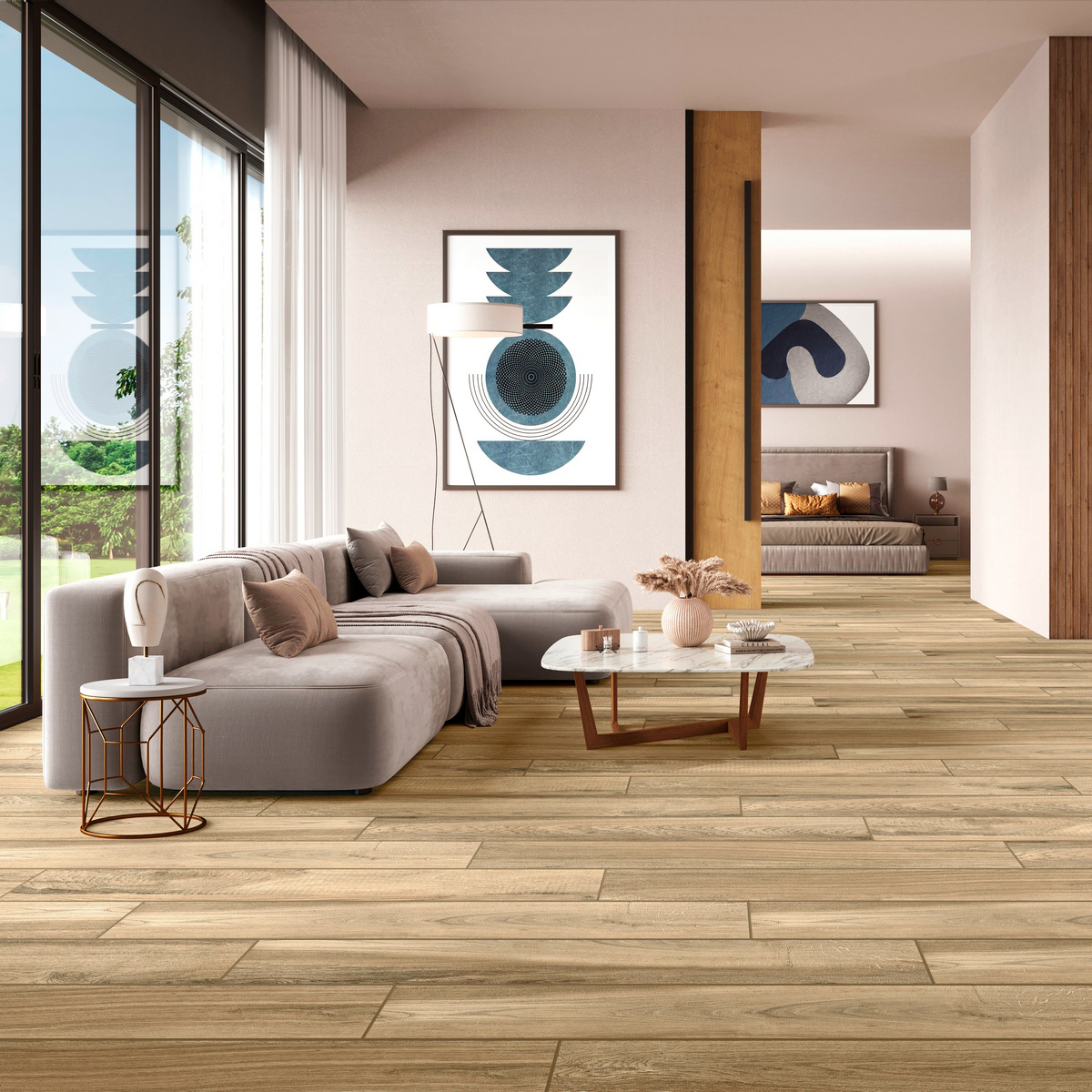 N12059 Wood collection Cerezo Matt Shape 20x120 Neodom фото 7