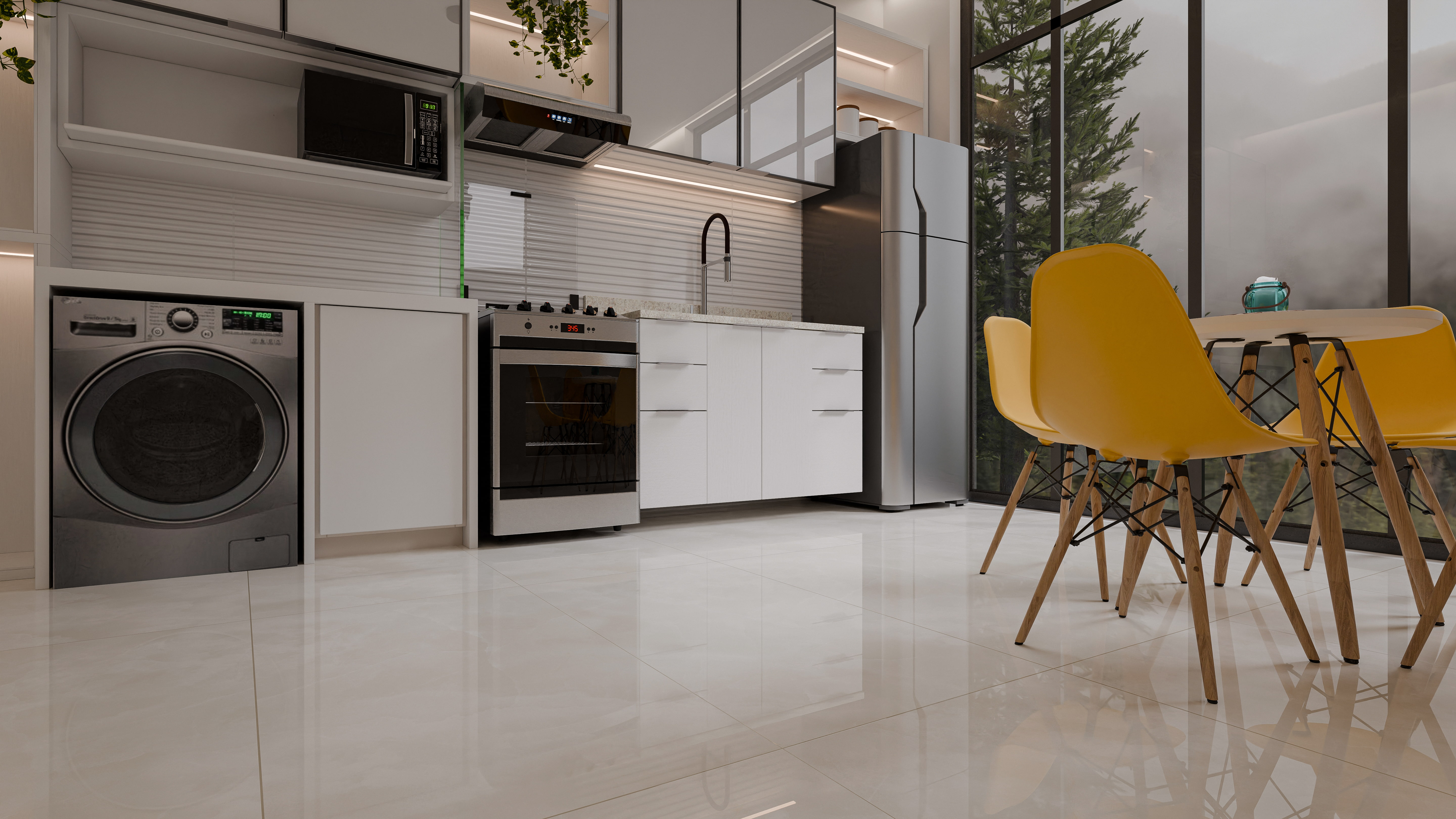 PT12P009 Polar Veil Pol 1200х600х9 Protiles