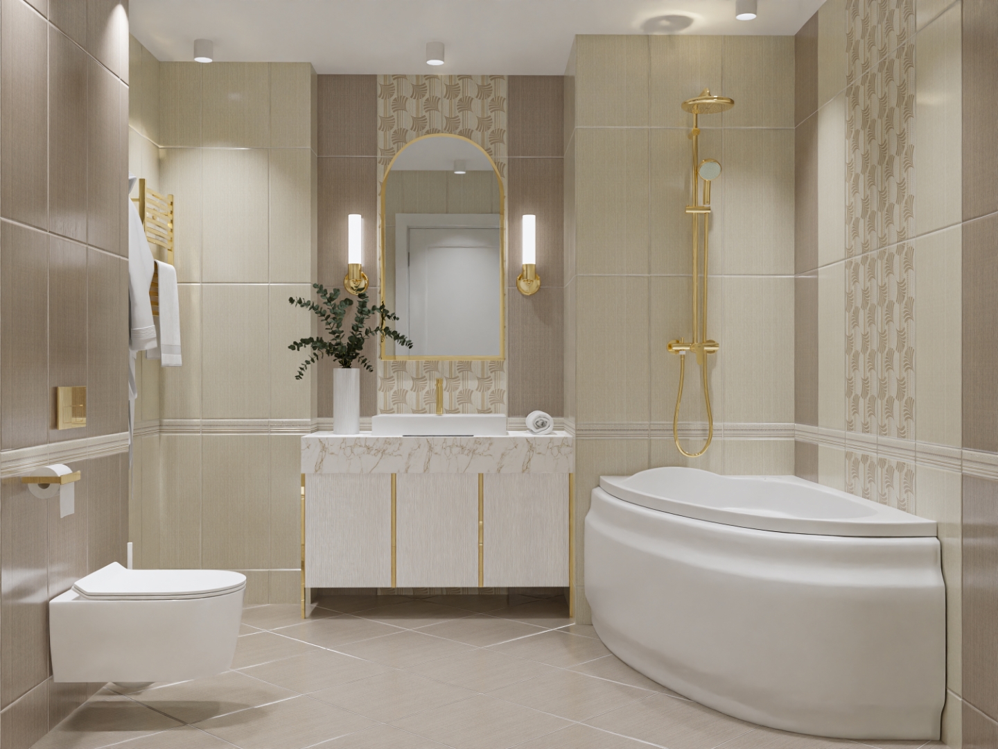 Romanico Beige 8,5мм 31,5x63 Azori