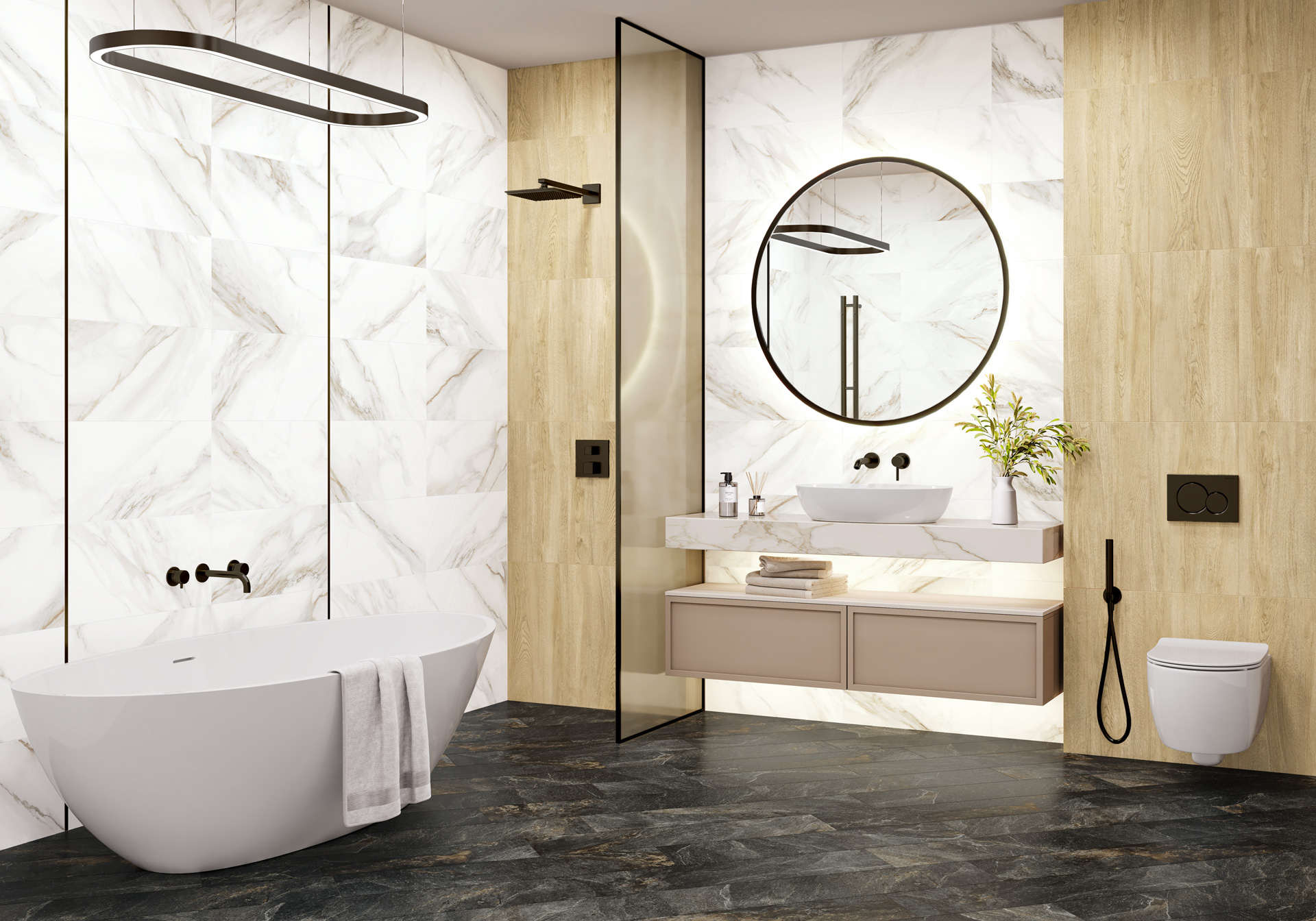 D120248M Walnut Dark матовый 600x1200x9.5 Delacora