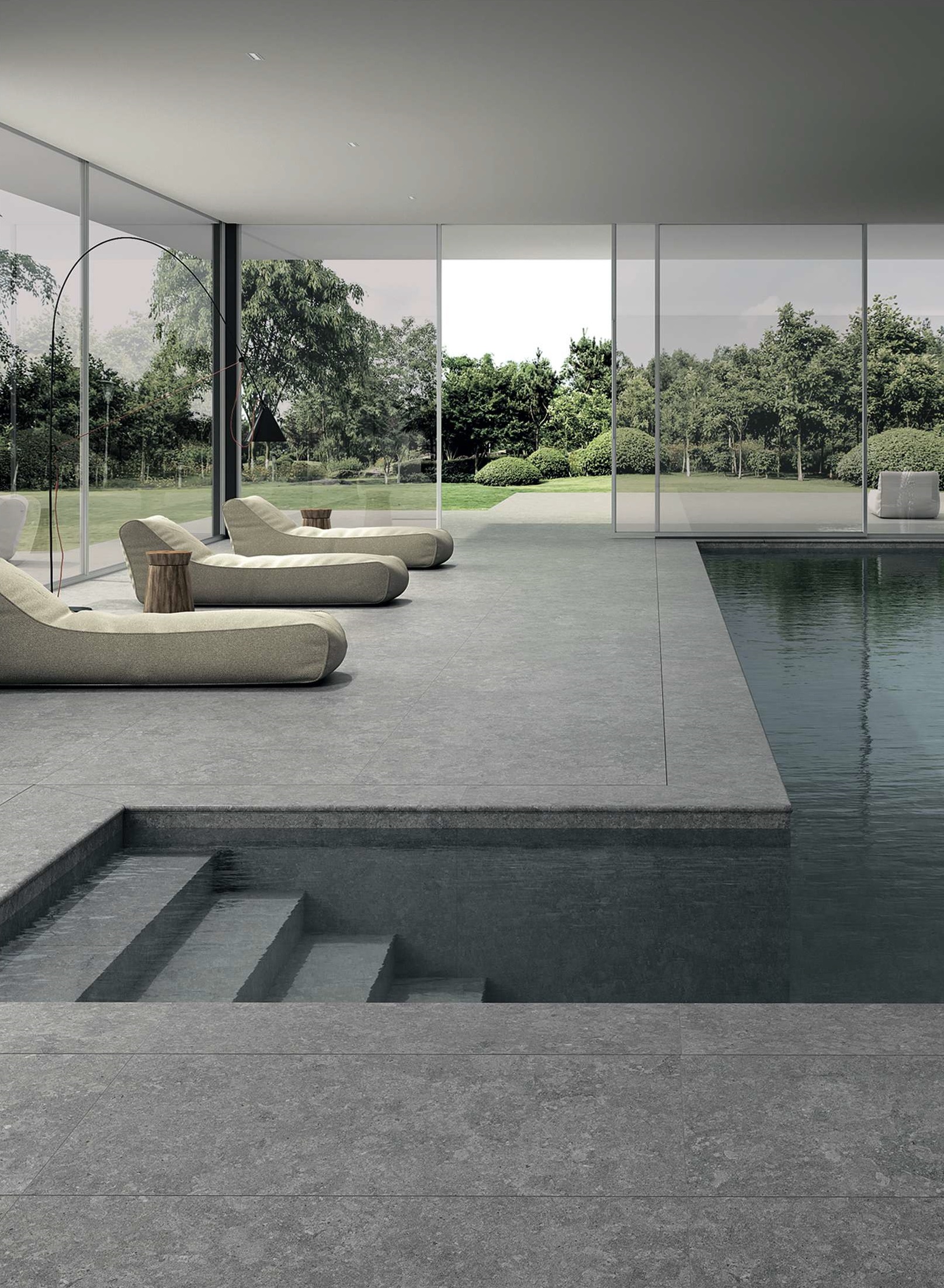 Плинтус ступени правый Stone 541 Sand R9 596х596х11 Kerastep фото 2