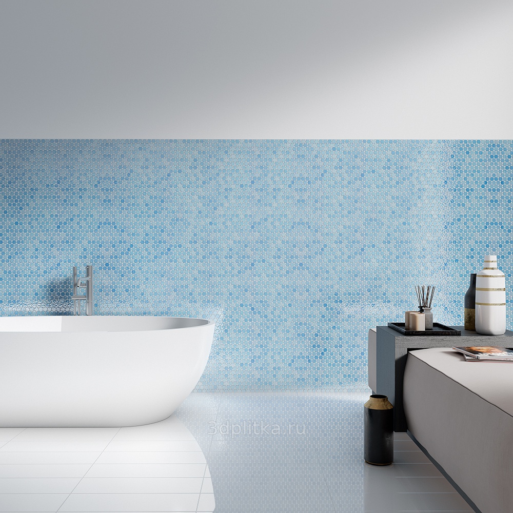 Circle № 6001 TURQUOISE BR (на ПУ сцепке) 30.6х31.4 Vidrepur